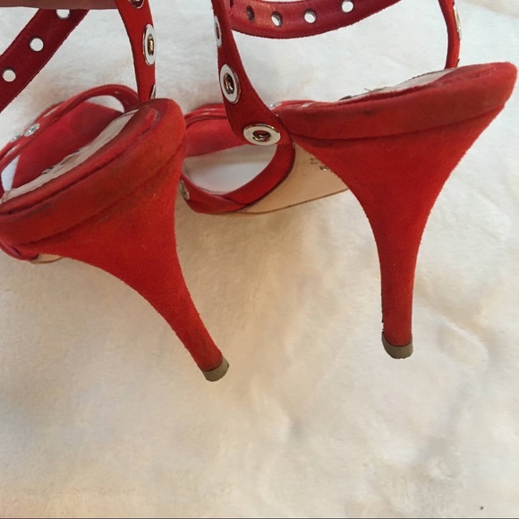 Prada orange strappy heels - Picture 9 of 11